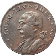 1/2 Penny Middlesex – Whitfield`s / Long Live The King