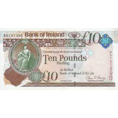 10 Pounds Bank of Ireland