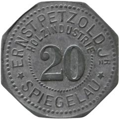 20 Pfennig - Spiegelau Ernst Petzold Jr. Holzindustrie