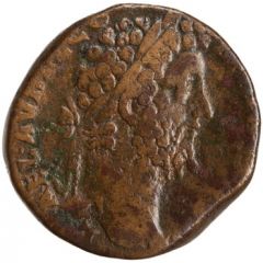 Sestertius - Commodus FELIC PERPETVAE AVG COS VI P P S C, Felicitas