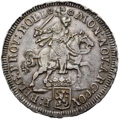 Ducaton 'Silver Rider' Amsterdam, lettered edge