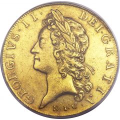 5 Guineas - George II Young portrait