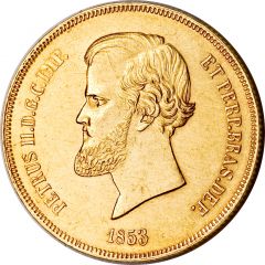 20 000 Réis - Pedro II