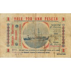 1 Peseta Gandía