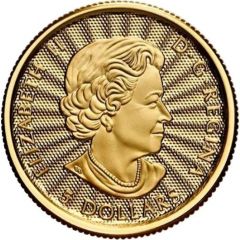 5 Dollars - Elizabeth II Polar Bear, Gold