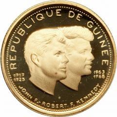 1000 Francs Guinéens John and Robert Kennedy