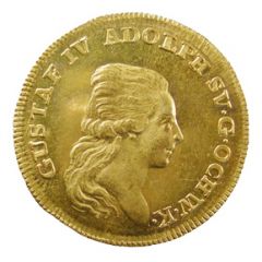 1 Ducat - Gustav IV Adolf 1st portrait