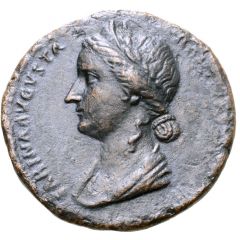 Dupondius or As - Sabina CONCORDIA AVG S C, Concordia