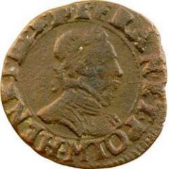 Double Tournois - Henri III Toulouse mint, Type 1B