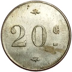 20 centimes fleurons