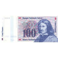 100 Francs 7th series, reserve banknote