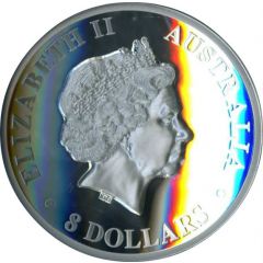 8 Dollars - Elizabeth II 4th Portrait - Koala - Silver Bullion Coin
