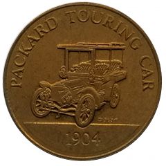 Franklin Mint - Collection of Antique Car Coins - Series 2 Packard Touring Car