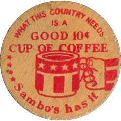 10 Cents - Sambo's Restaurants Memphis, TN.