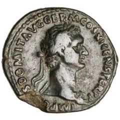 As - Domitian IOVI CONSERVAT S C, Jupiter