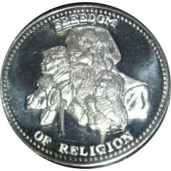 1 oz Silver Johnson Matthey - Freedom Of Religion