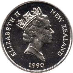 5 Cents - Elizabeth II 3rd portrait