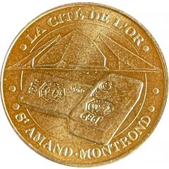 Jeton touristique - Monnaie de Paris - La cité de l`or
