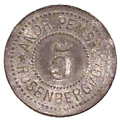 5 Pfennig - Rosenberg i. O. Andr. Pemsel