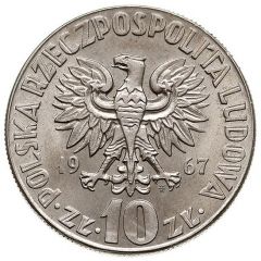 10 Zlotys Mikołaj Kopernik, small type