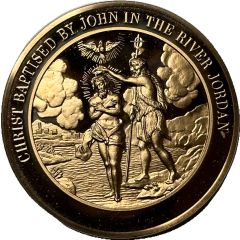Medal - Thomason Medallic Bible Baptism of Christ