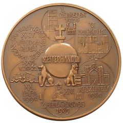 Medal - 25th conference of the Hungarian Coin Collectors Association