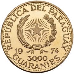 3000 Guaraníes Pope John XXIII