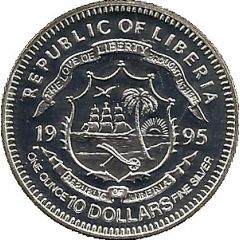 10 Dollars Captain James T. Kirk and Captain Jean-Luc Picard, Silver Proof issue