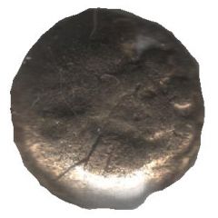 1/4 Gold Stater with circular segments and horse right