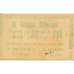 1 Peseta Villanueva de la Serena