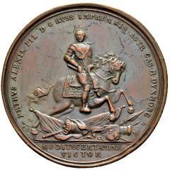Medal - Peter I Battle of Lesnaya