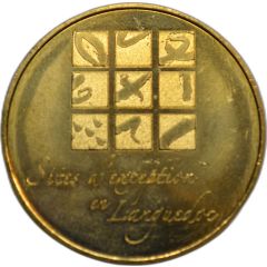 médaille touristique monnaie de paris sites d`exeption languedoc