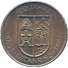 Medal - 100 Years of Ottakring 1891-1991