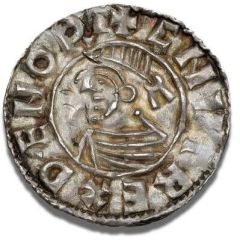 1 Penning - Cnut Aethelred II short cross imitation
