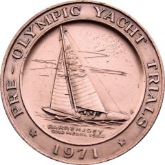 Medal - Pre Olympic Yacht Trials Event Medal
