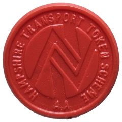 10 Pence Transport Token - Hampshire