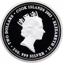2 Dollars - Elizabeth II Mad Man Morgan