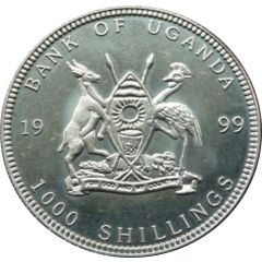 1000 Shillings 2 Euro Belgium