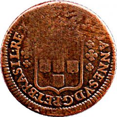 20 Réis - João V Province of Minas Gerais, Crown with 4 Arches, Lisbon Mint