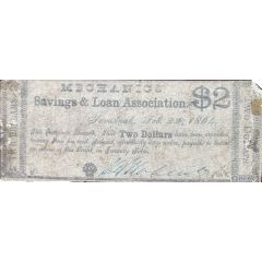 2 Dollars Mechanics Savings and Loan Association