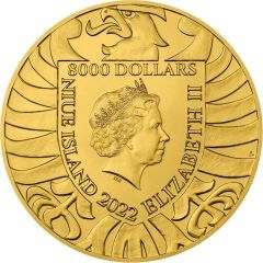 8000 Dollars - Elizabeth II Czech lion