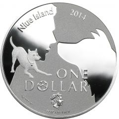 1 Dollar - Elizabeth II Yorkshire Terrier