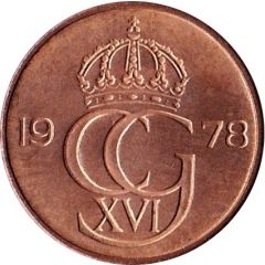 5 Öre - Carl XVI Gustaf