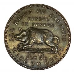Hard Times Token Taunton, Massachusetts