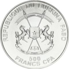 500 Francs CFA Maine Coon Cat
