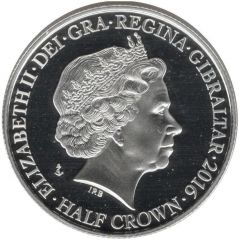 1/2 Crown - Elizabeth II Battle of the Atlantic - Battle of the North Cape
