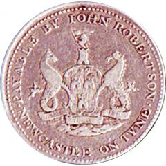 1 Shilling Northumberland - Newcastle upon Tyne / J. Robertson