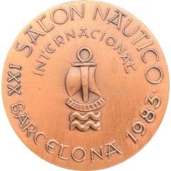 Medal - 21st international nautical exhibition in Barcelona 1983