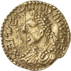 Solidus Imitation in the name of Charles the Bald, bust to left