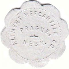 25 Cents - Kliment Mercantile Company Prague, Nebraska